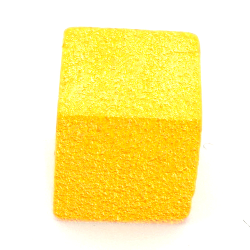 Holzwürfel blanko, 10 mm gold