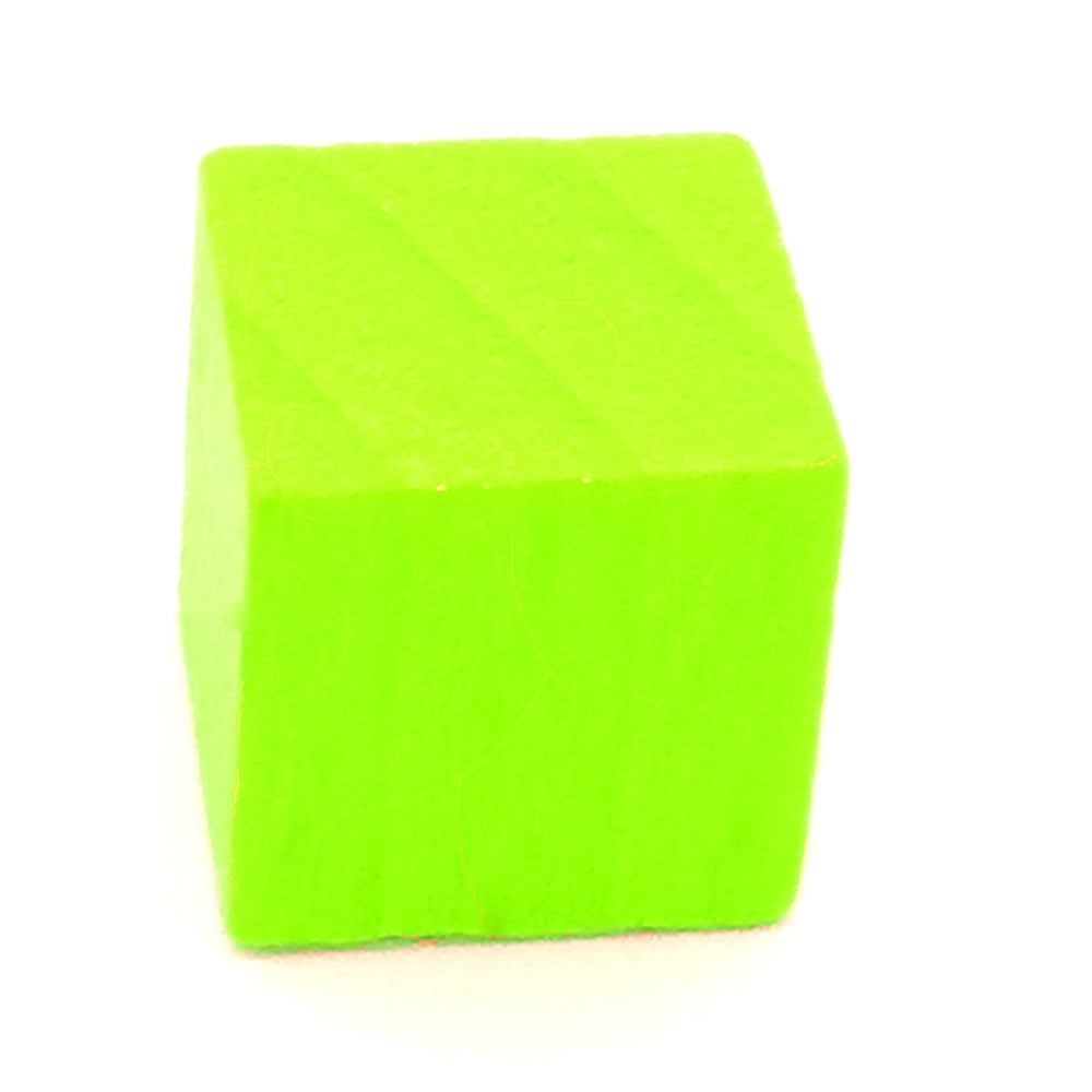 Holzwürfel blanko, 10 mm hellgrün