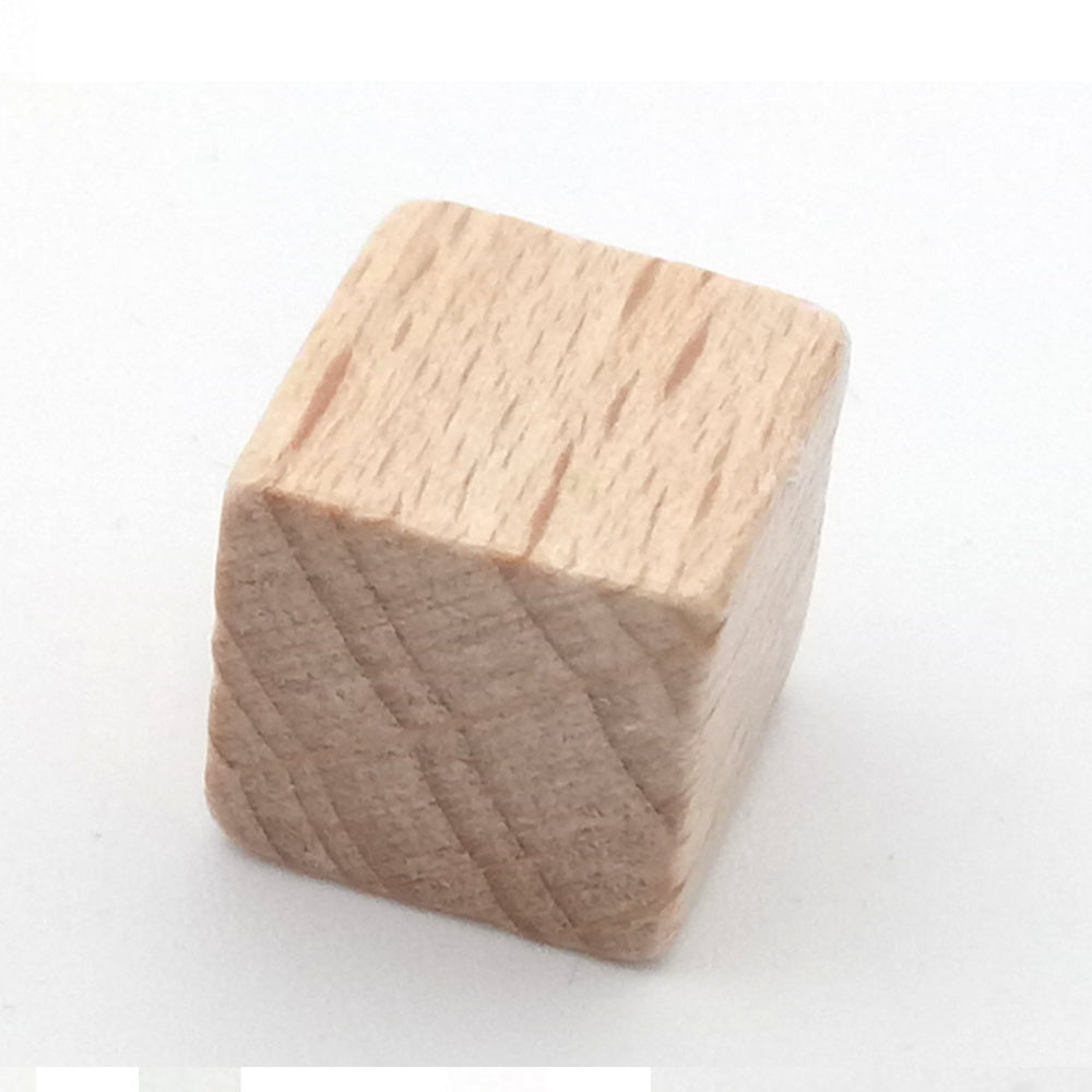 Holzwürfel blanko, 10 mm natur
