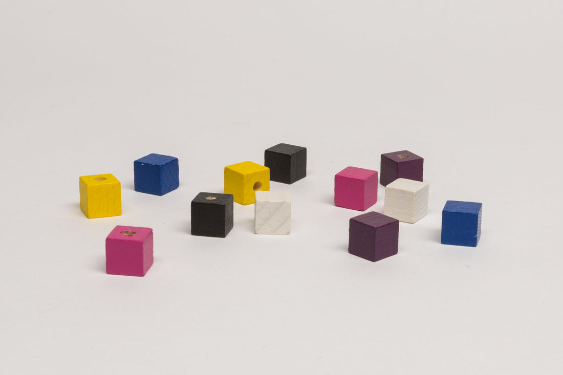 Cube 12 mm white