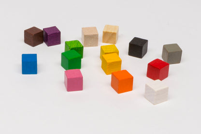 Wooden cube 8 mm