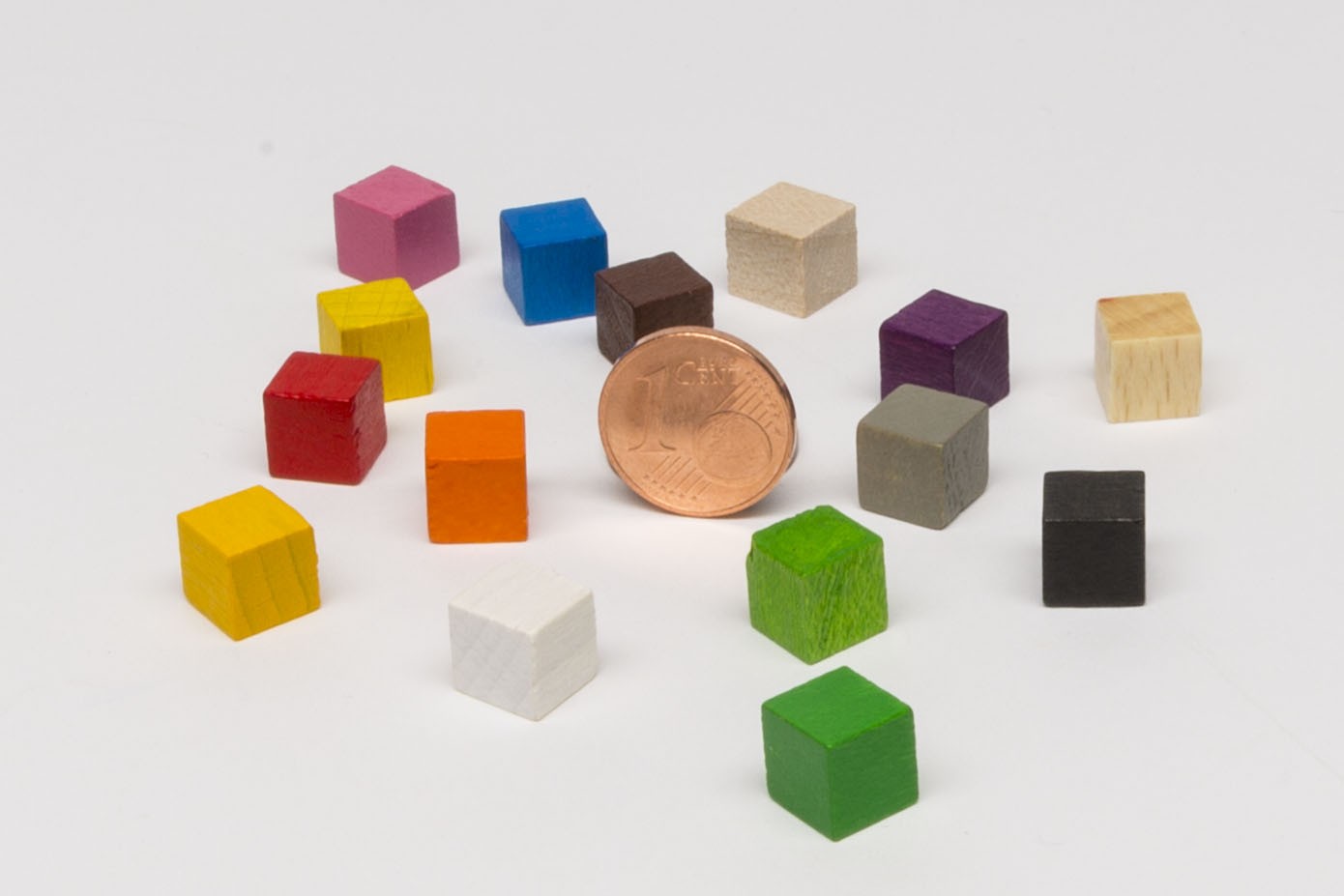 Wooden cube 8 mm