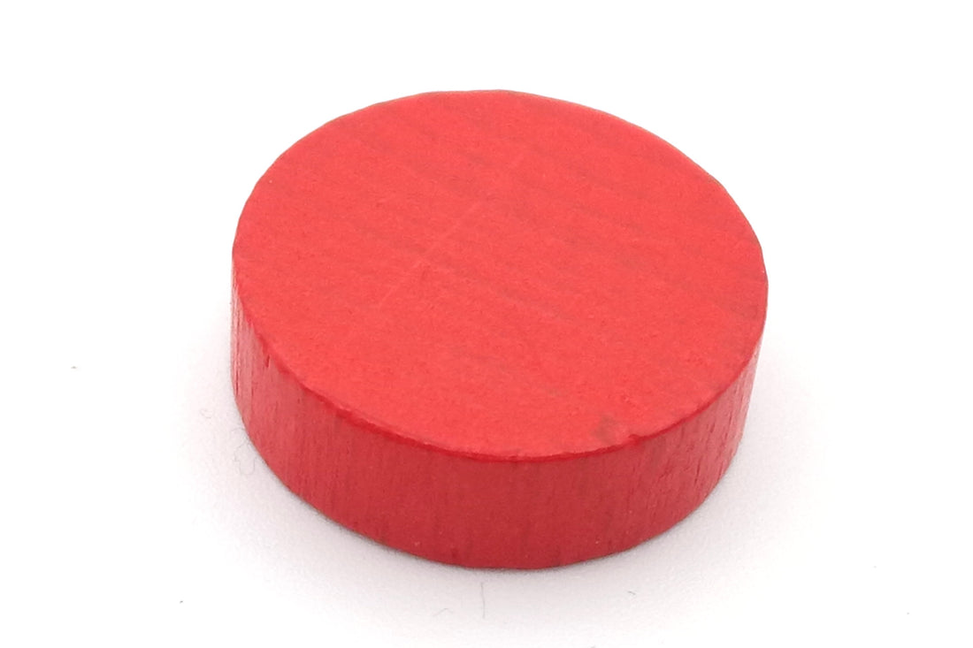 Ritter, Scheiben 19x6 mm - rot