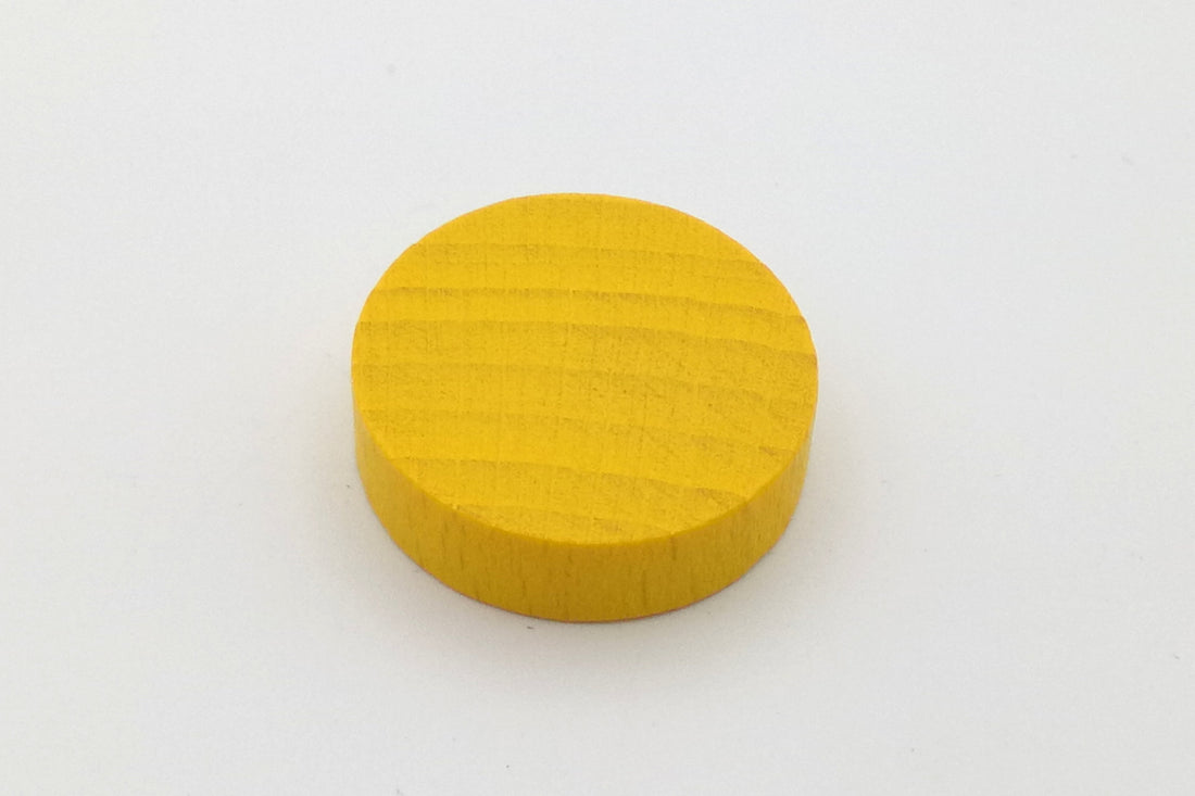 Scheiben 25 x 7 mm - gelb