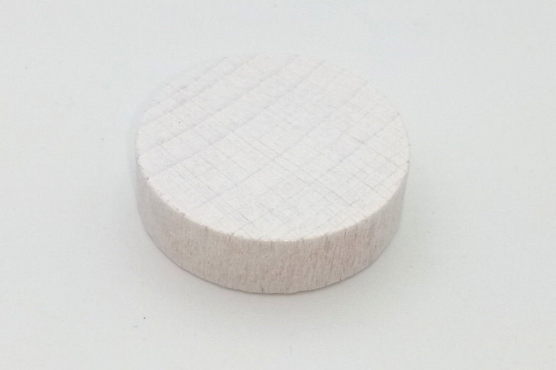 Scheiben 25 x 7 mm - weiß