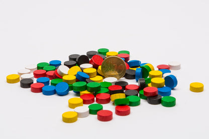 Wooden discs 10 x 5 mm