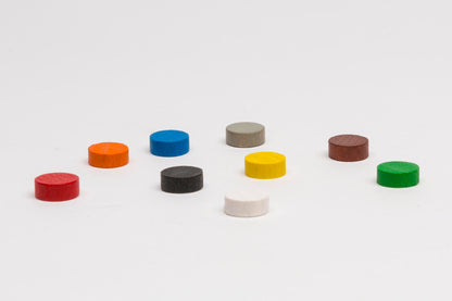 Wooden discs 10 x 5 mm