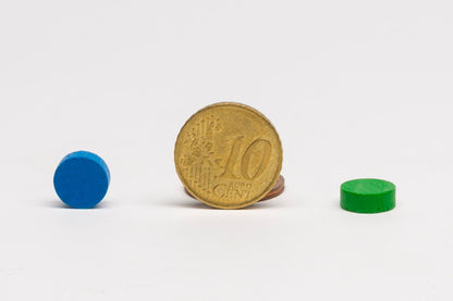 Wooden discs 10 x 5 mm