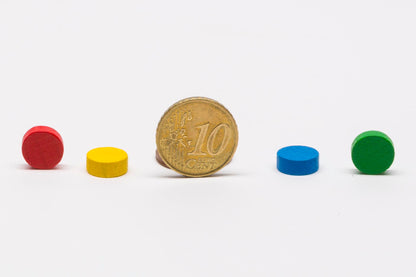 Wooden discs 10 x 5 mm