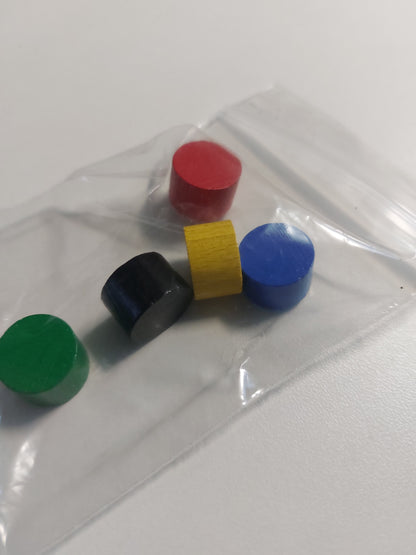 Set wooden cylinder 15x10 mm