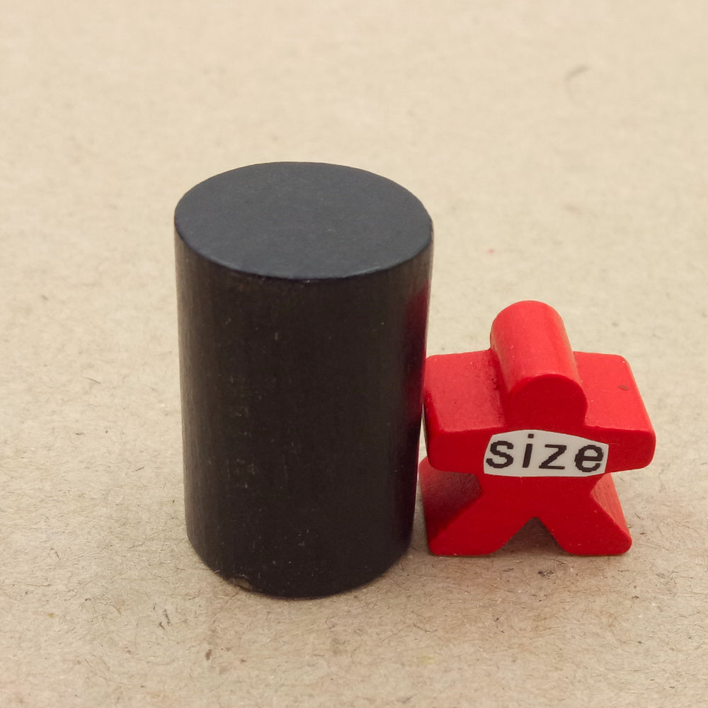 Wooden cylinder purple 20x30 mm