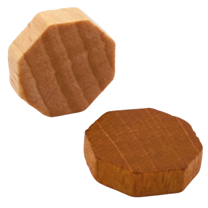 Holz, Scheibe Oktogon