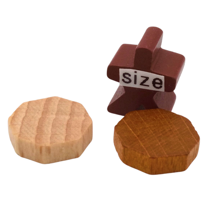 Holz, Scheibe Oktogon
