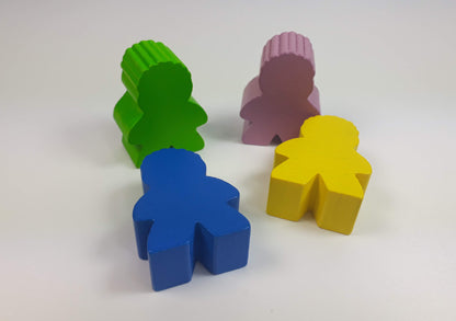Meeple mit Haaren - groß