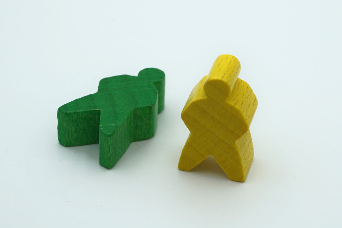 Männchen breitbeinig