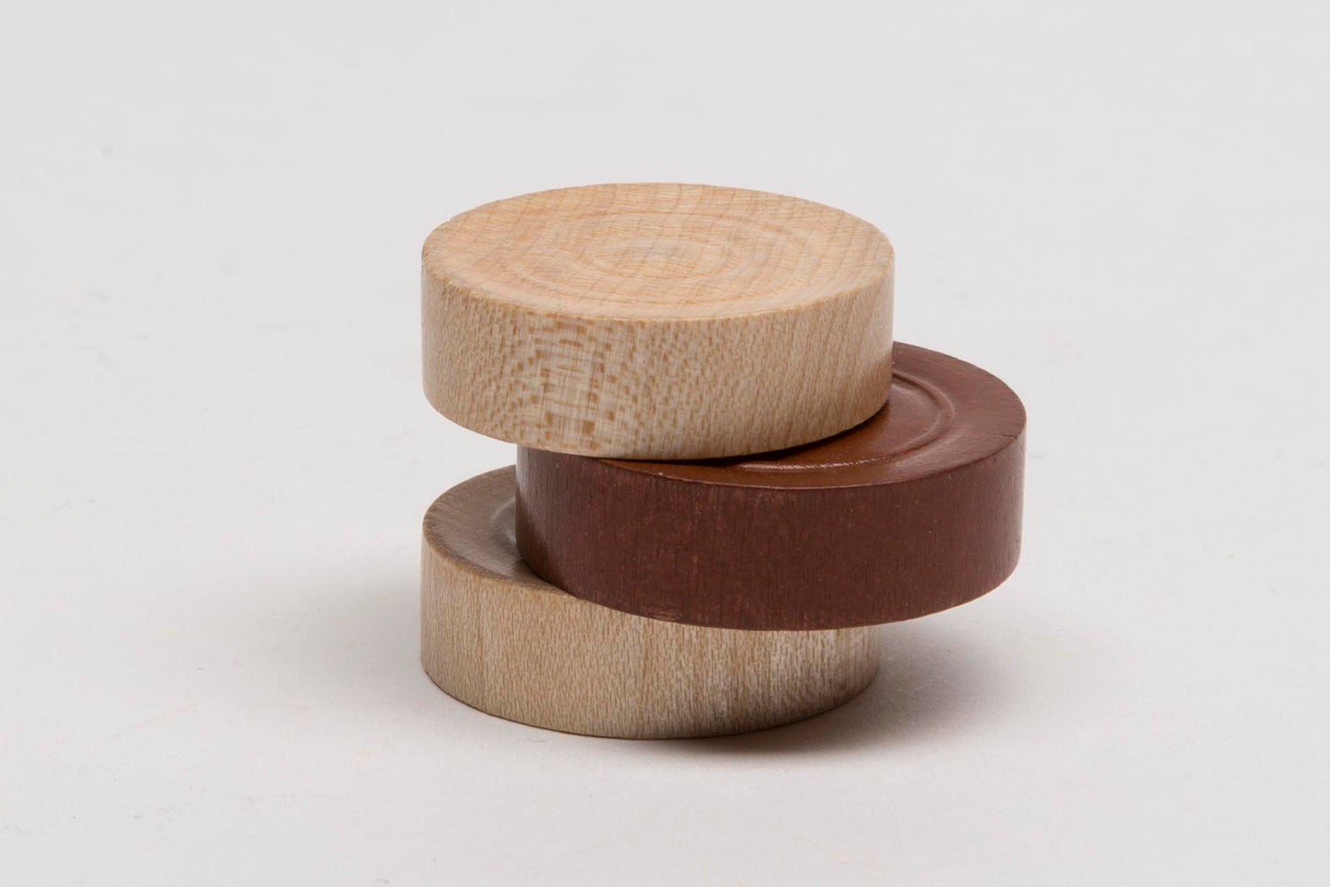 Wooden discs 23 x 7 mm - Backgammon, Checkers with imprint