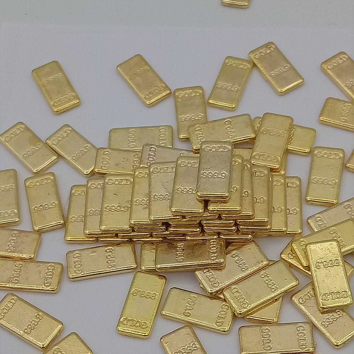 Goldbarren aus Metall
