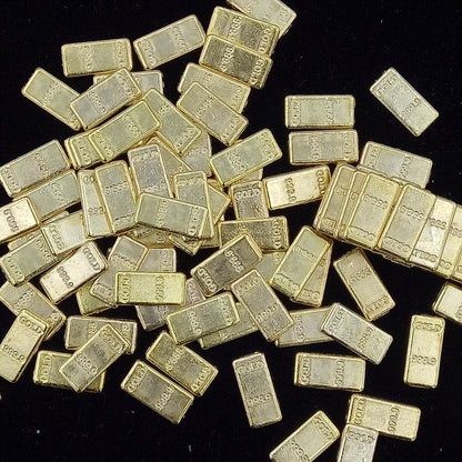 Goldbarren aus Metall