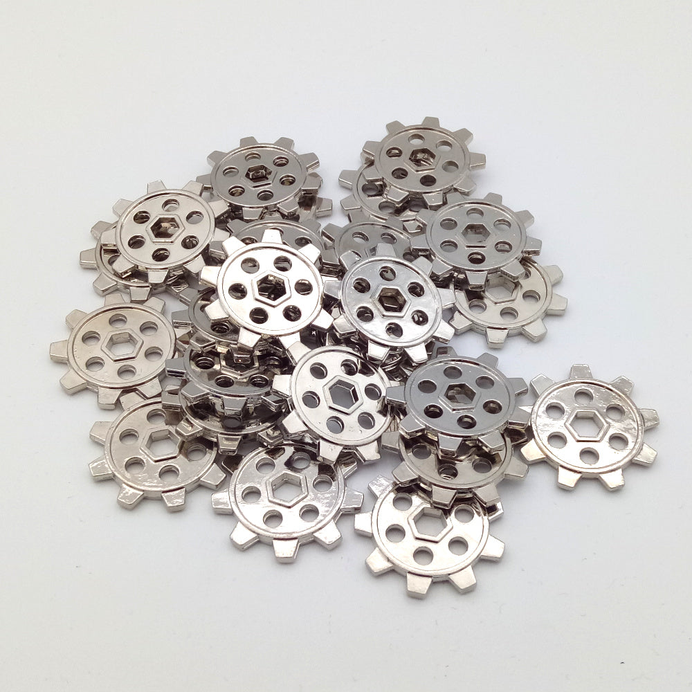 Gear metal coin