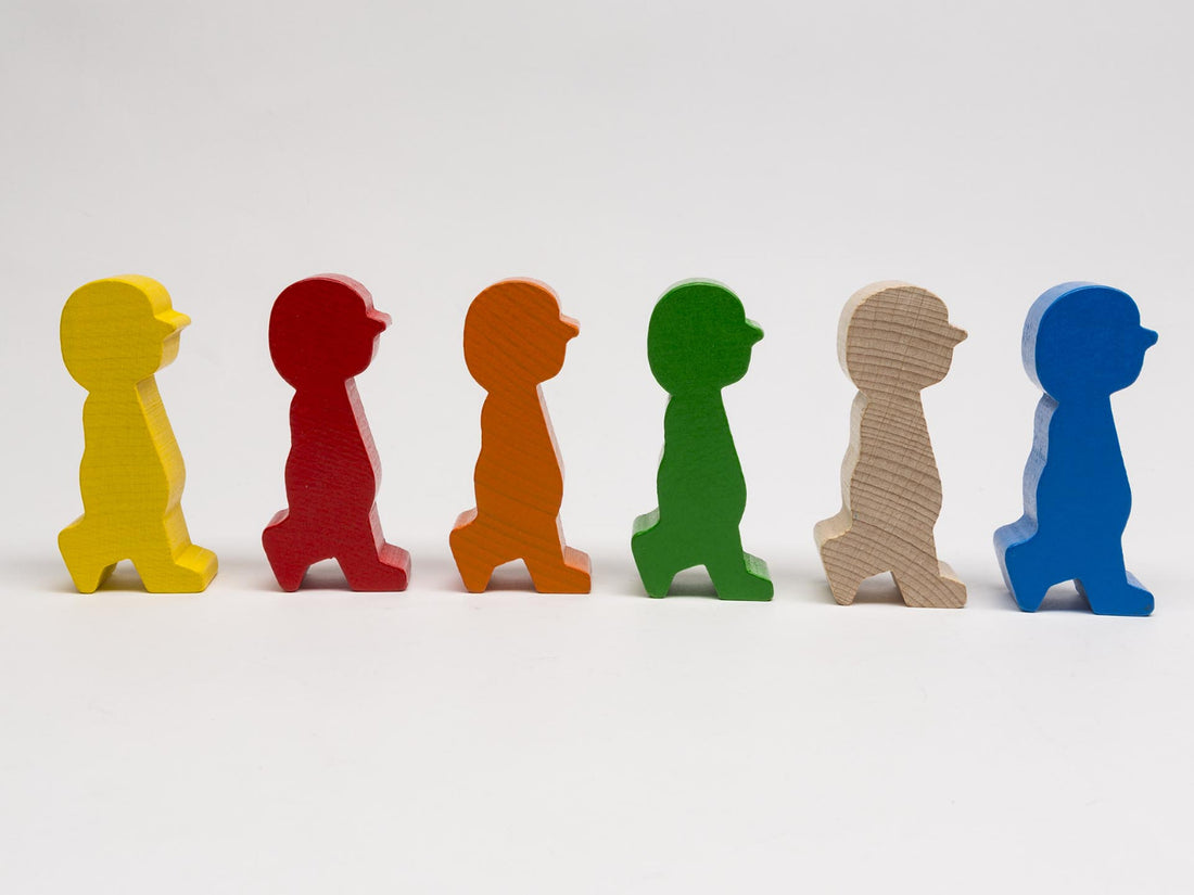 Wooden man big-red