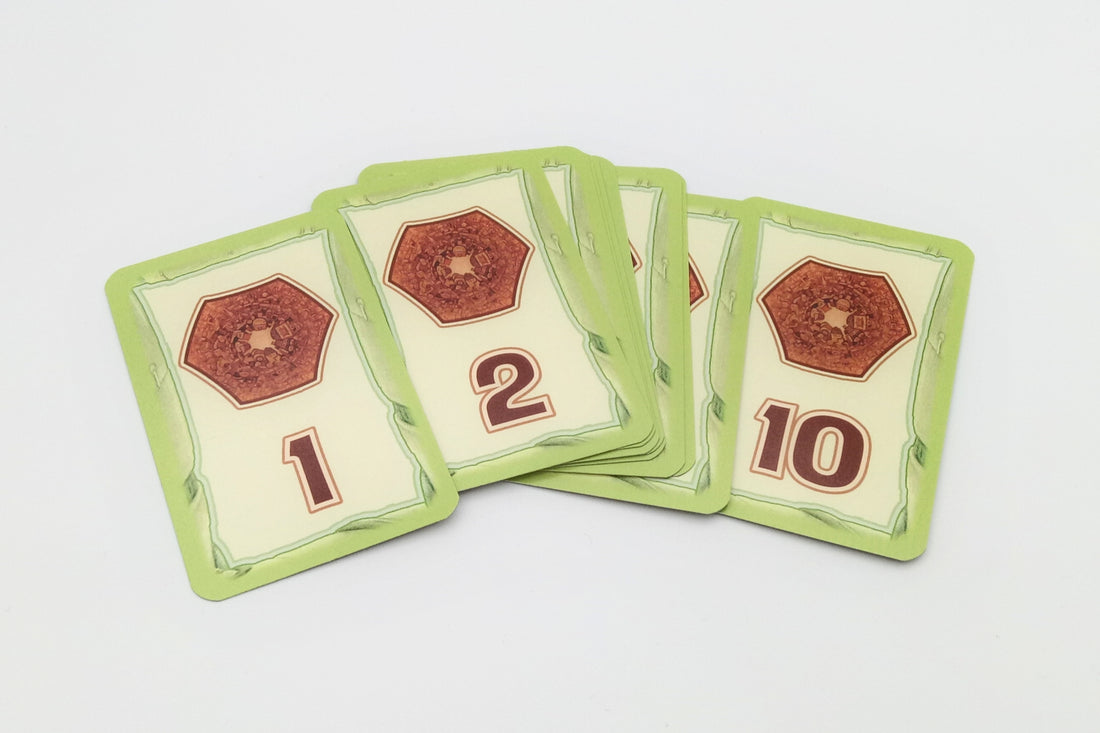 Set Cards 1-10, for game player sequence