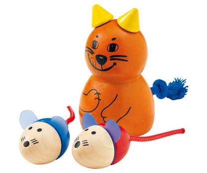 Set mice and cat