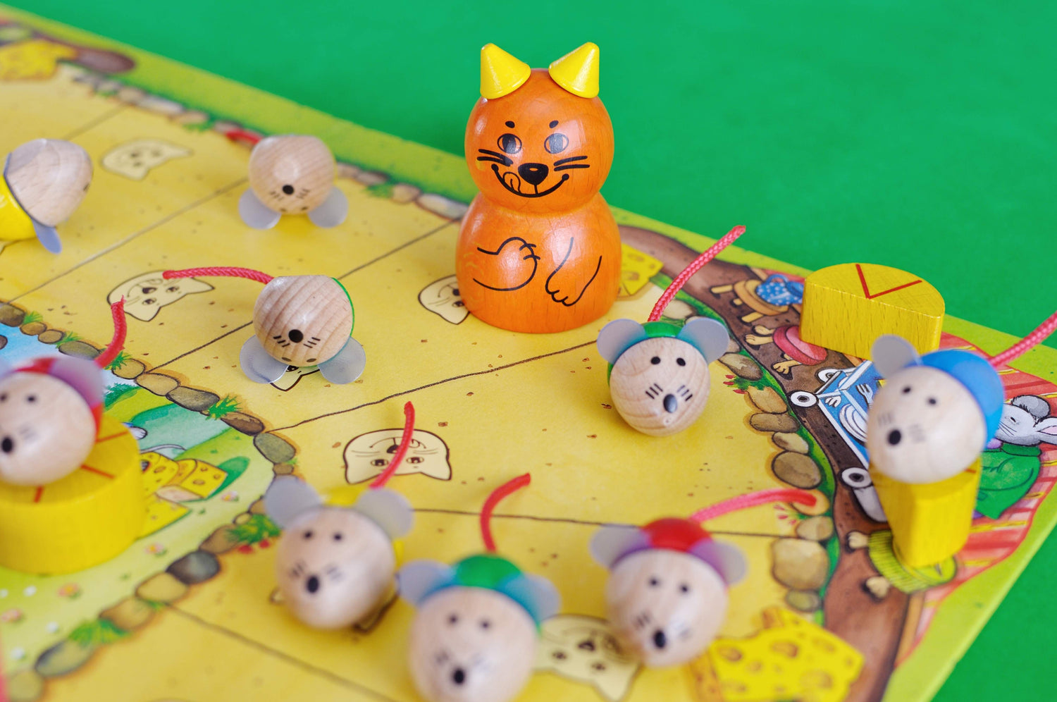 Set mice and cat