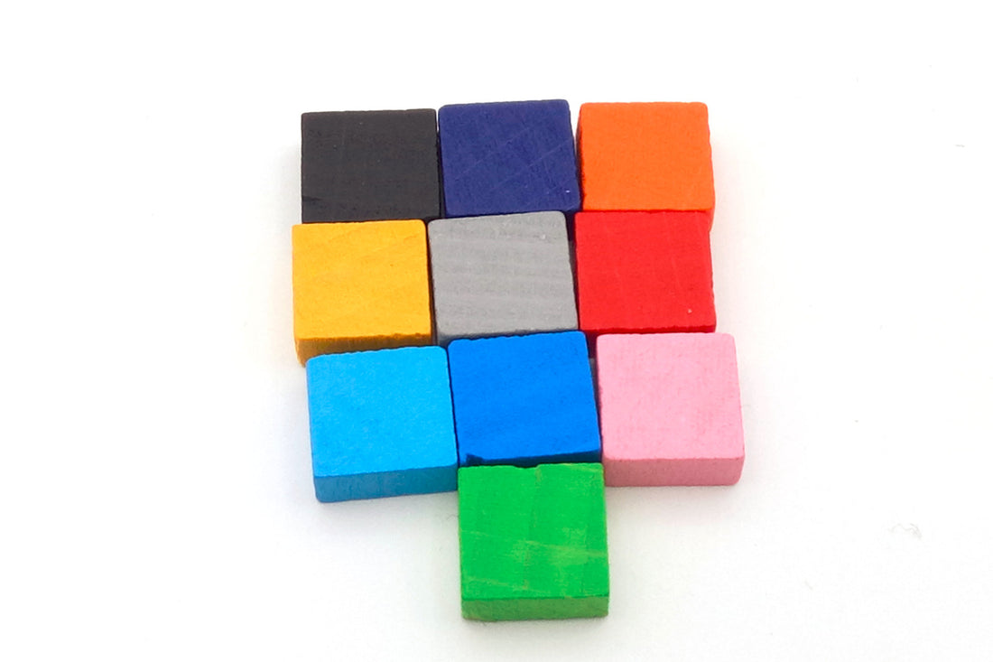 Game piece from Moral Conflict squares - black