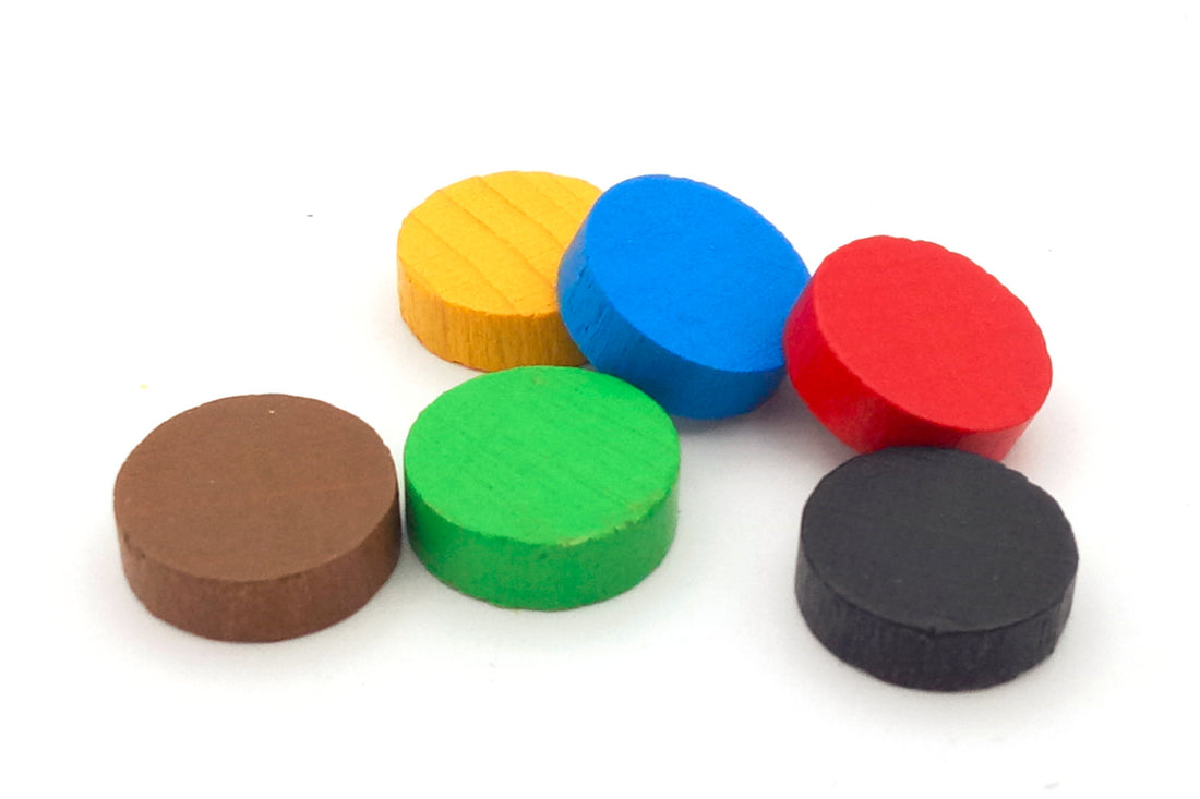 Spielteil aus Moral Conflict - ca. 150x Kreis 13x4 mm 70 gr.