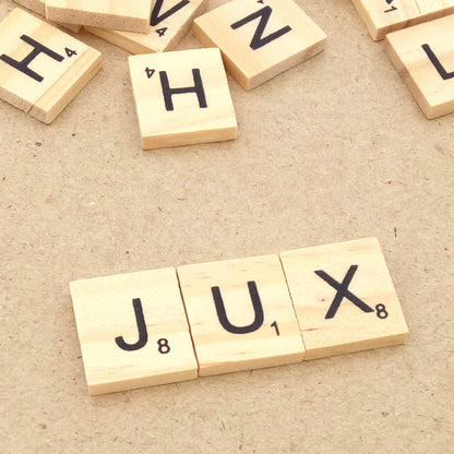 Set letters with point values