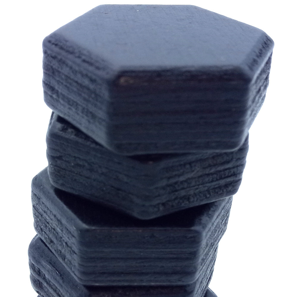 Block hex form black
