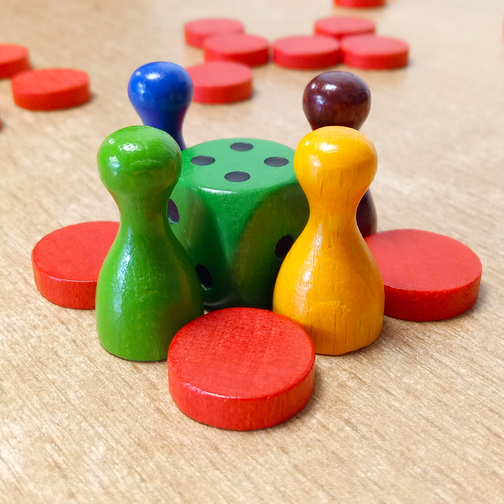 Set Pöppel und Scheiben