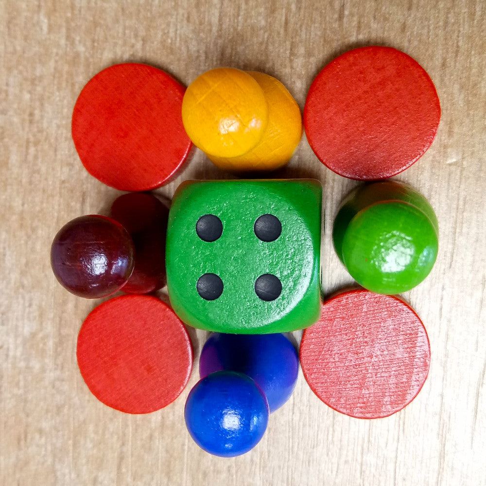 Set Pöppel und Scheiben