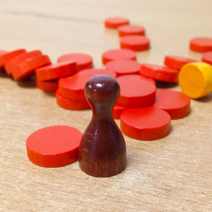 Set pawns and discs