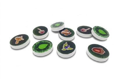 Discs with elements form the woods