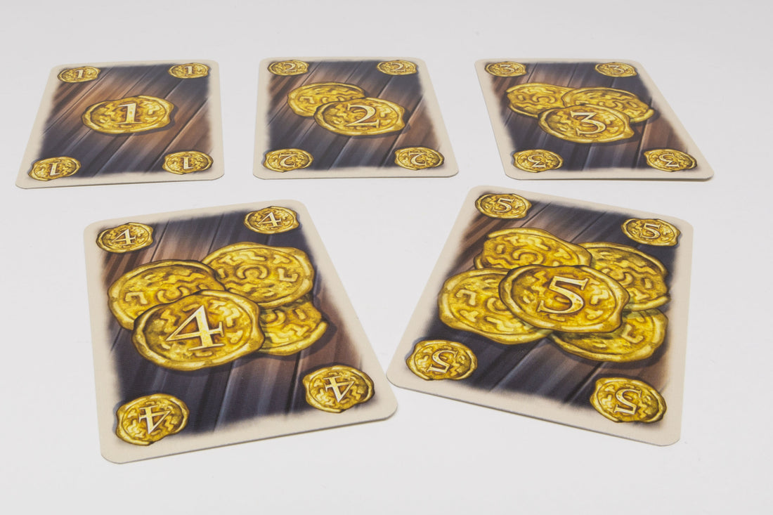 Coin cards doubloons