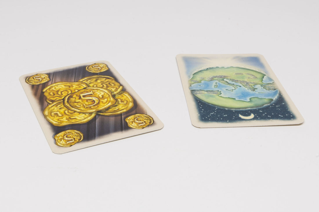 Coin cards doubloons