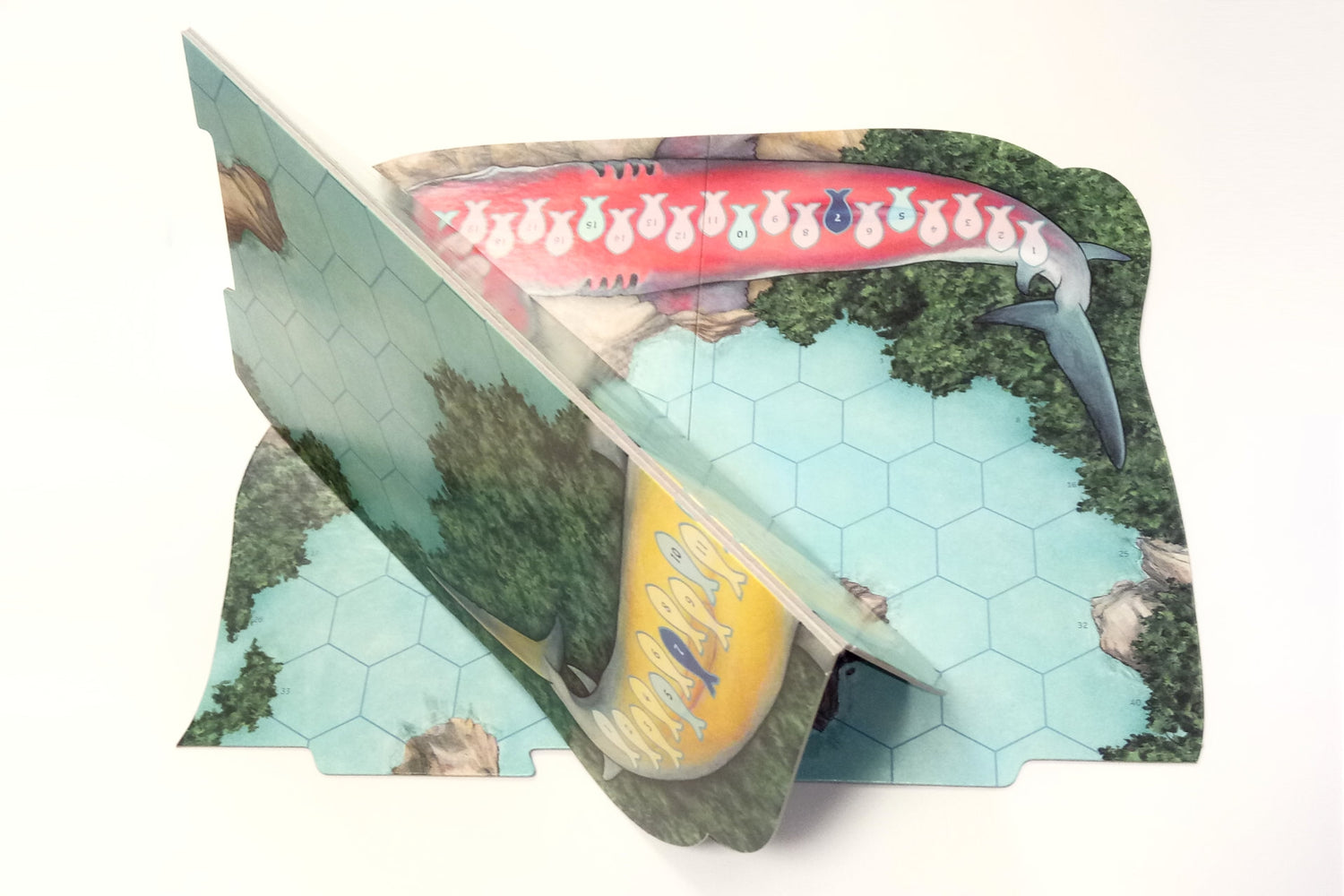 Game board Sea Sim hexagonal areas
