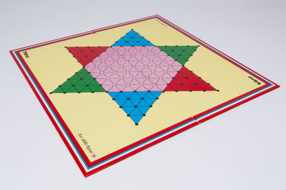 Halma Dame Spielbrett doppelseitig und faltbar