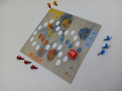 Rausschmeißer-Spiel Pistenrowdies, Ski