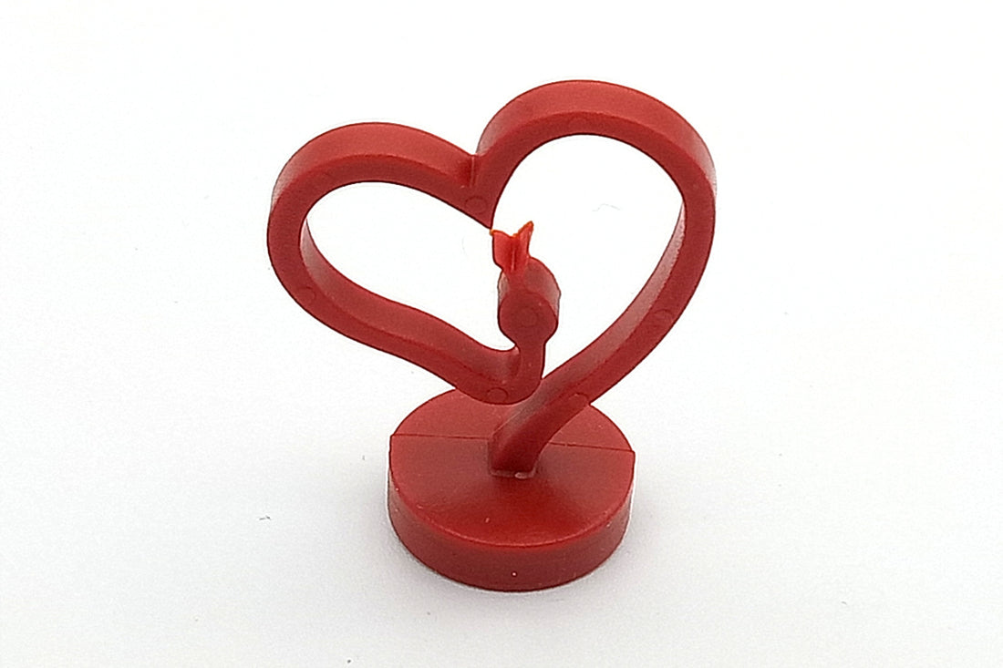 Hearts with snake