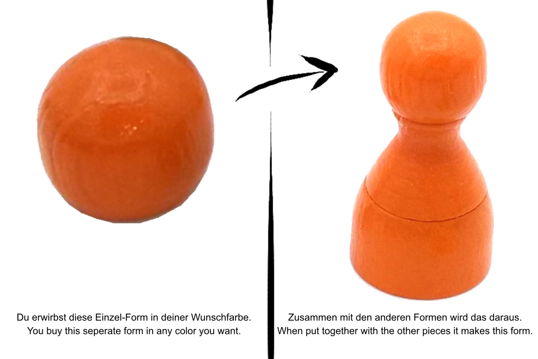 3-part pawn - head