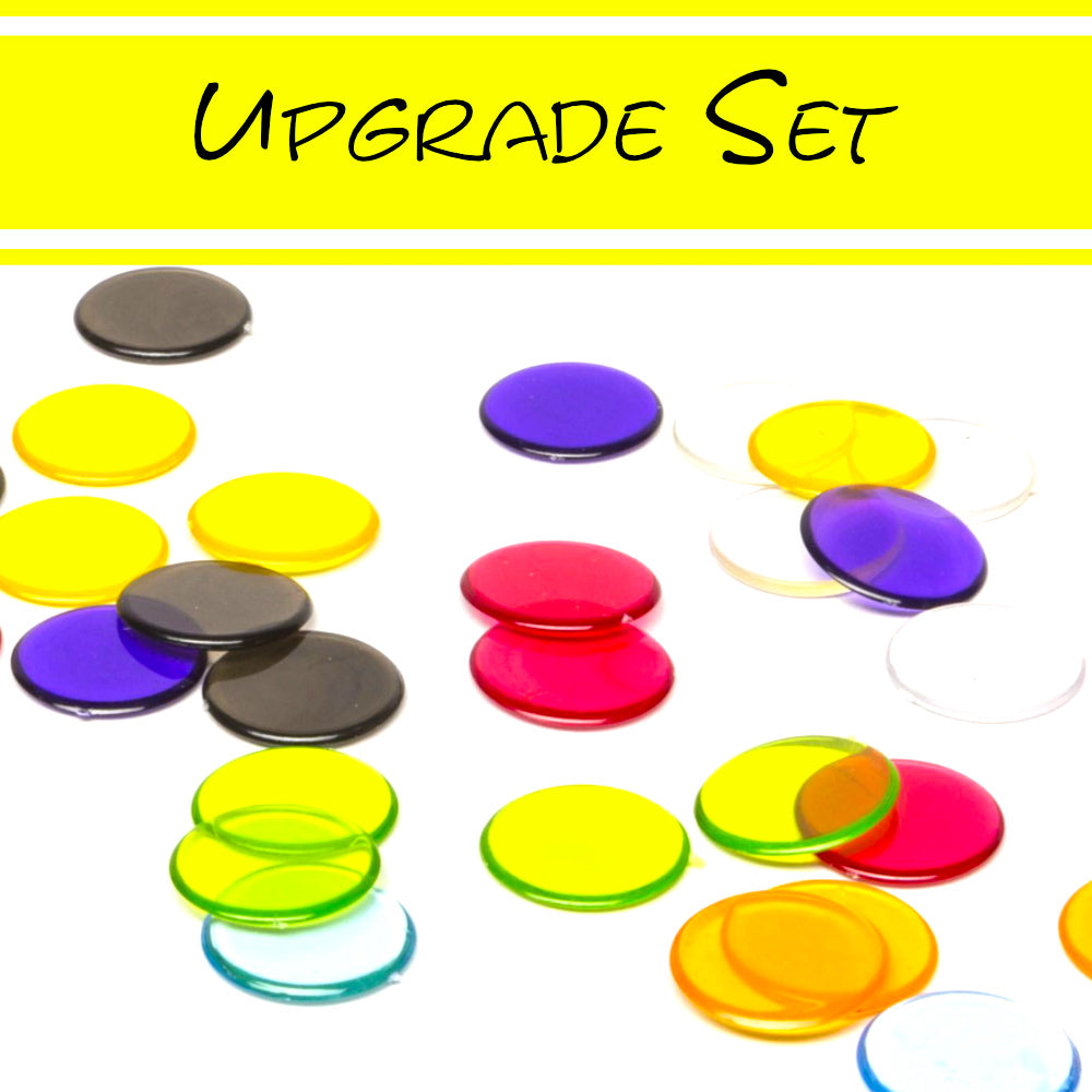 ca. 100 Plastikchips transparent (20 gr.) passend für Micro Macro