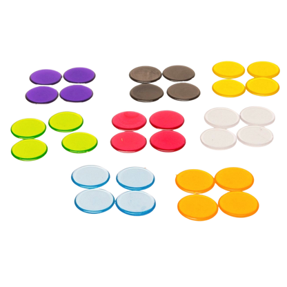 ca. 100 Plastikchips transparent (20 gr.) passend für Micro Macro