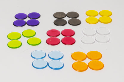 ca. 100 Plastikchips transparent (20 gr.) passend für Micro Macro