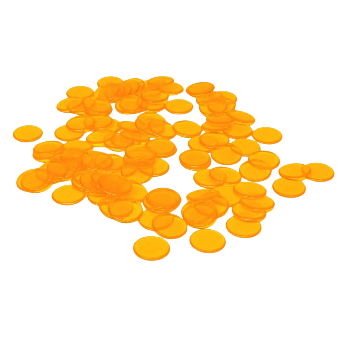 ca. 100 Plastikchips transparent (20 gr.) passend für Micro Macro