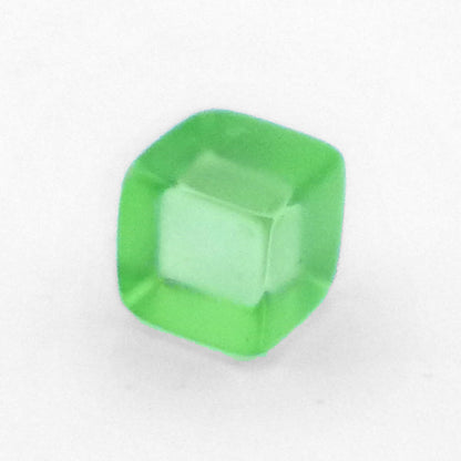 Transparent plastic dice 8mm