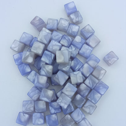 Transparent plastic dice 10 mm - with effects
