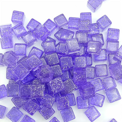 Transparent plastic dice 10 mm - with effects