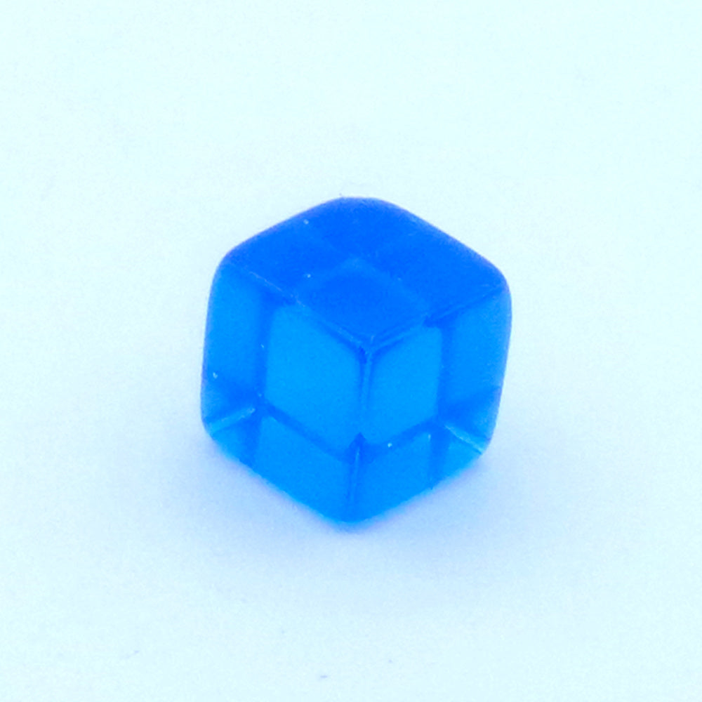 Transparente Würfel aus Kunststoff 8 mm